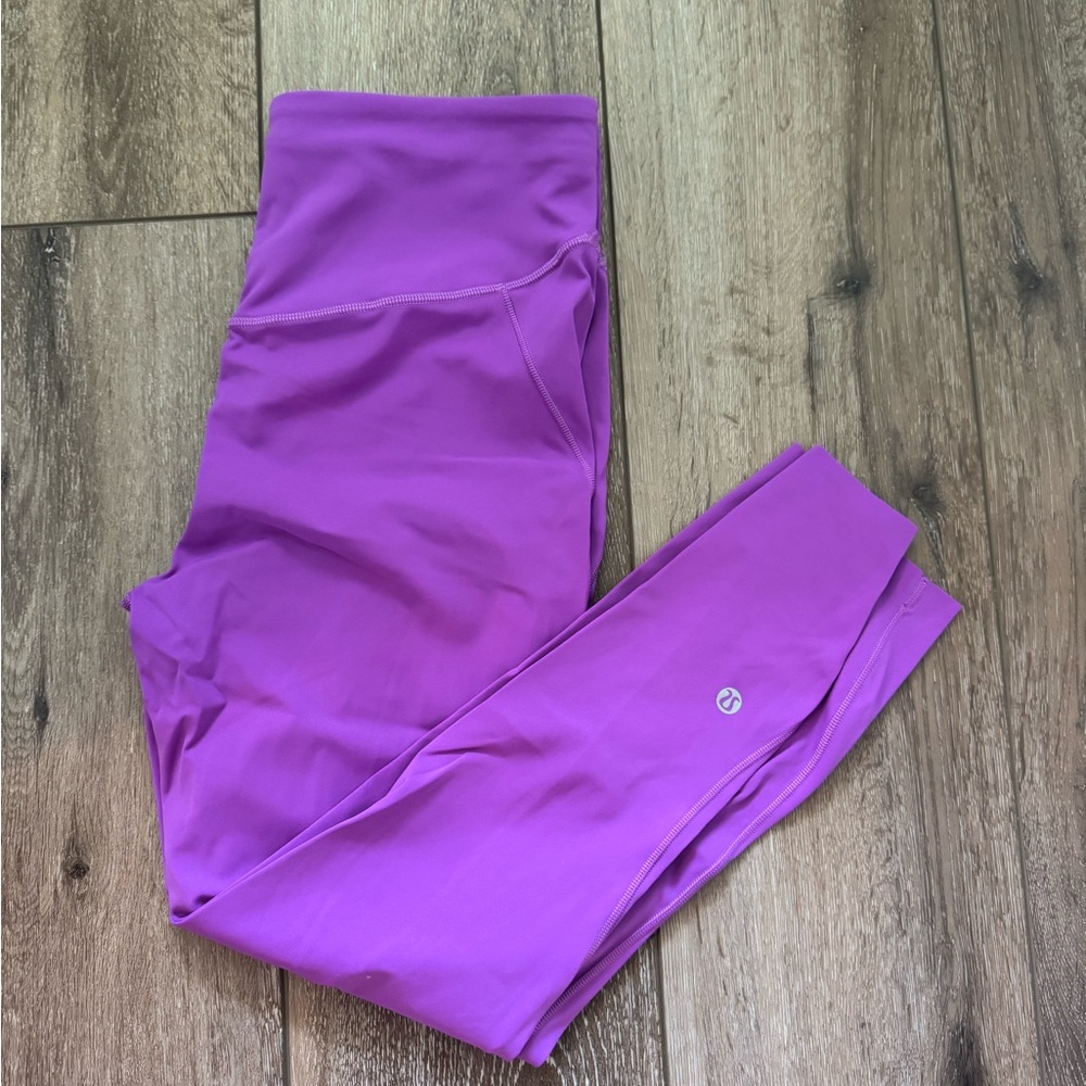 Lululemon Purple Fast and Free Leggings